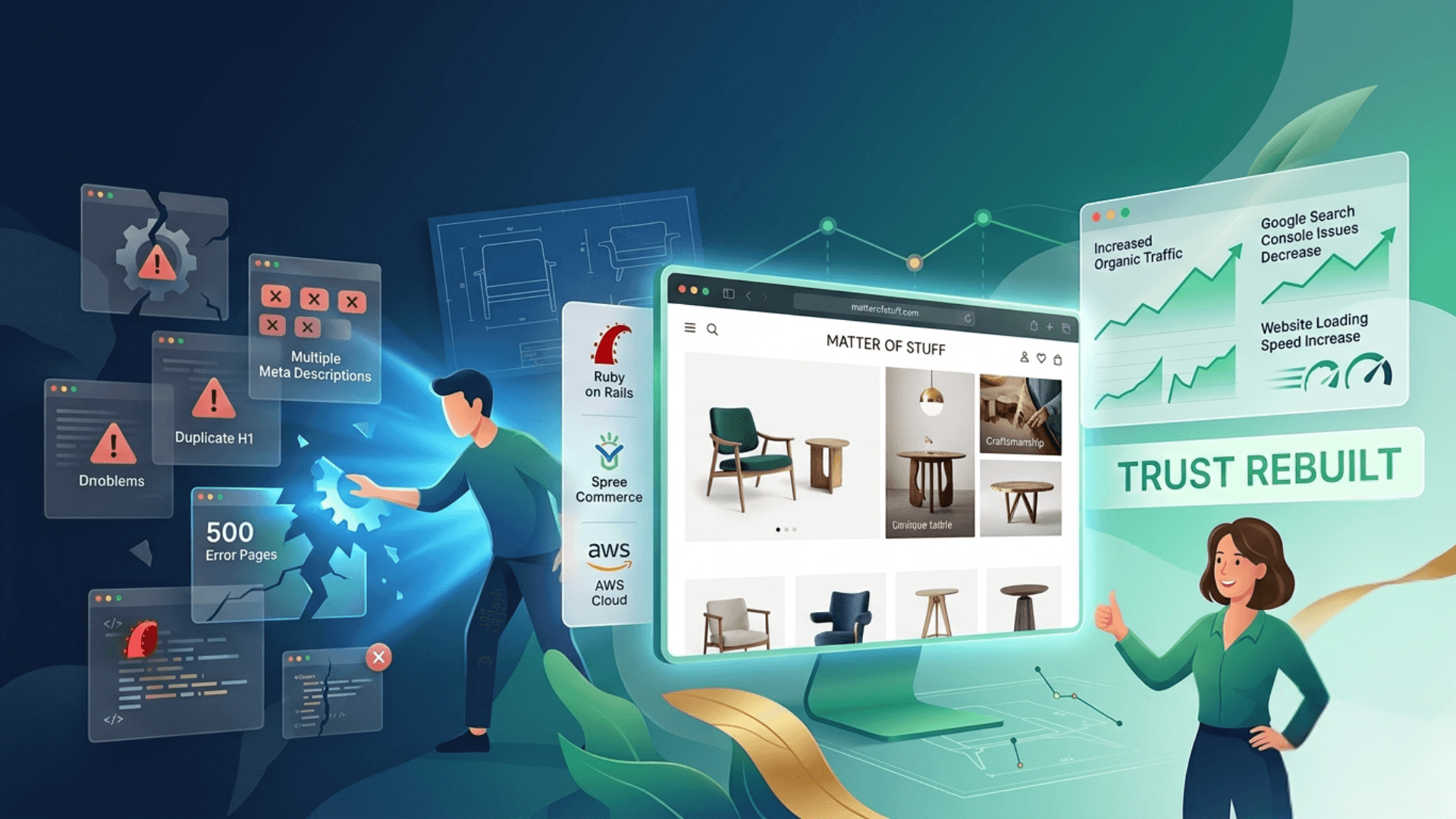 Rebuild long-lost trust with Website Development MoS